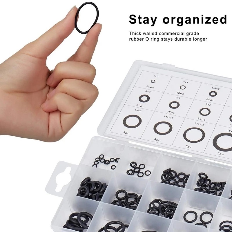 O-ring chống thấm dầu / 225 chiếc o ring bộ đệm cao su / dụng cụ sửa chữa ô tô