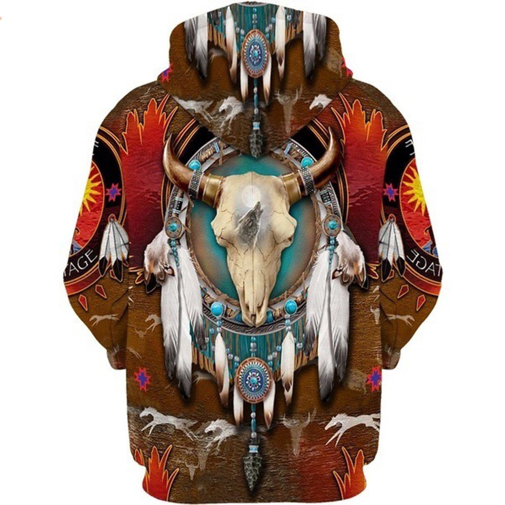 Ấn độ trưởng bản địa bộ lạc totem dân tộc hippie đàn ông phụ nữ áo chui đầu áo khoác có mũ trùm đầu