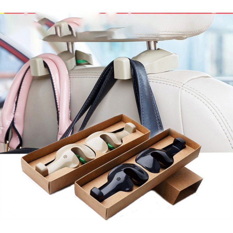 Hộp 2 Móc Treo Đồ Treo Đồ Sau Ghế Ô Tô Xe Hơi Độ Bền Cao