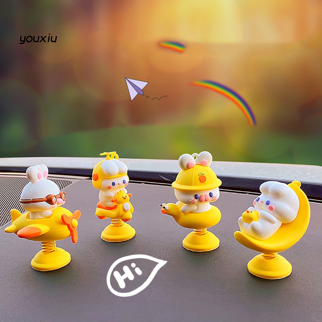 Yi * Động Vật Lắc Lư Dễ Thương Dùng Trang Trí Xe Hơi