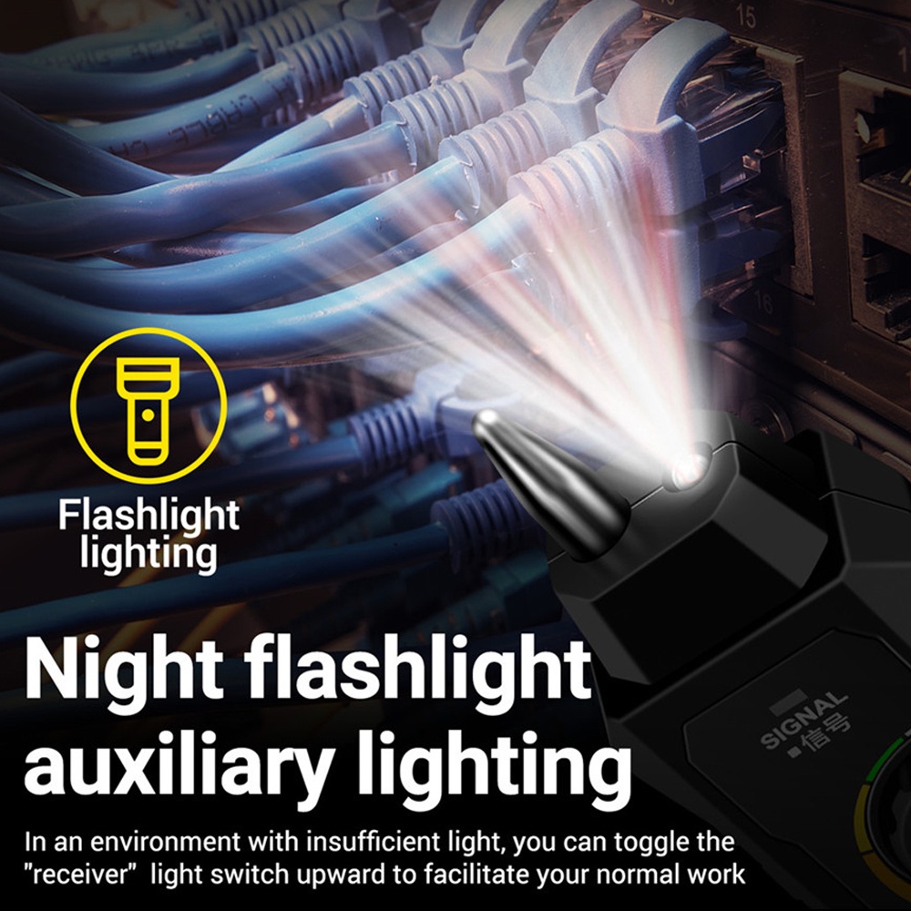 Máy dò và test mạng RIRIHI M469A RJ11/RJ45 tìm đường dây đo cáp thoại