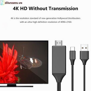 [dilussoss.vn] L9 usb c to hdmi-compatible mirroring charging cable 4k for android phone