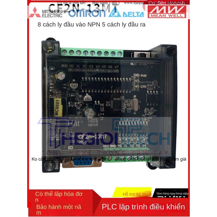 Bộ điều khiển PLC FX2N CF2N 13MT 8 INPUT 5 OUPUT Transistors‎ Điện Áp DC 24V