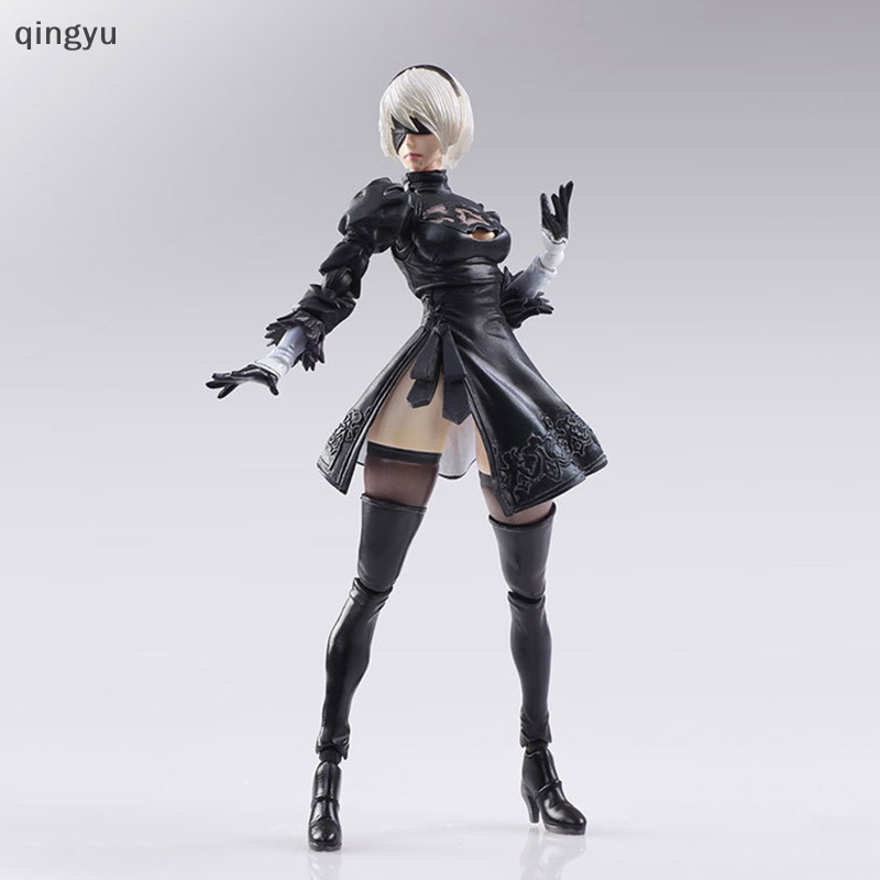 Mới 14cm nier automata yorha no. 2 loại b 2b fighg hành động hình đồ chơi pvc quà tặng tốt
