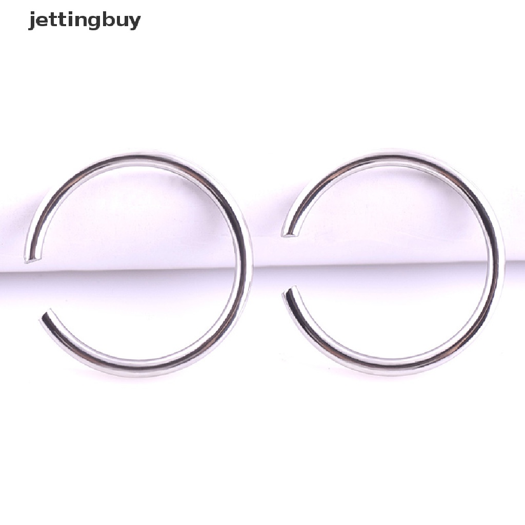 Bộ 9 Khuyên Mũi Dạng Hở Bằng Thép Không Gỉ QDD