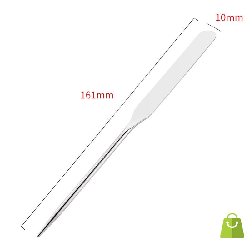 1 Que Trộn Màu Sắc Bằng Thép Không Gỉ Dùng Trang Điểm