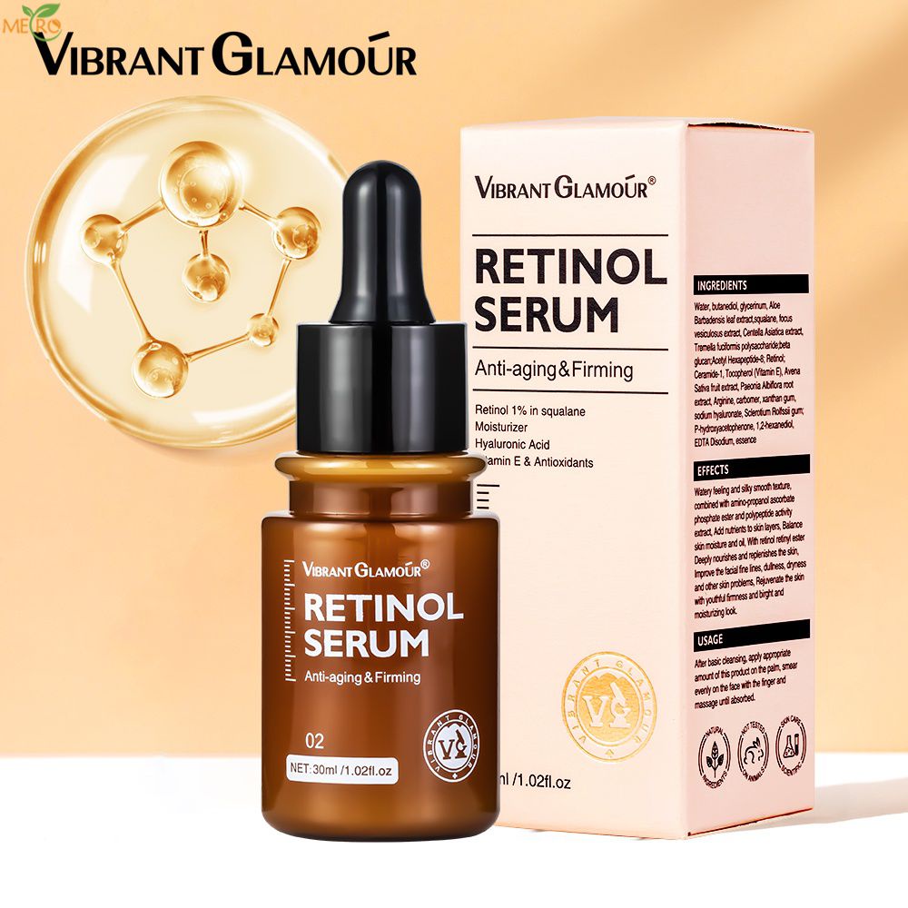 Vibrant Glamour Huyết Thanh Đôi Retinol Cho Mặt Fda Collagen Làm Săn Chắc Chống Lão Hóa Làm Mờ Nếp Nhăn Khô Metro