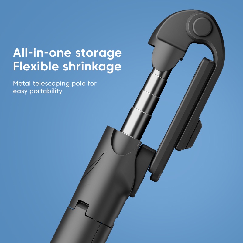 Gậy tự sướng bluetooth ELOUGH thiết kế ổn định hỗ trợ tất cả các dòng điện thoại