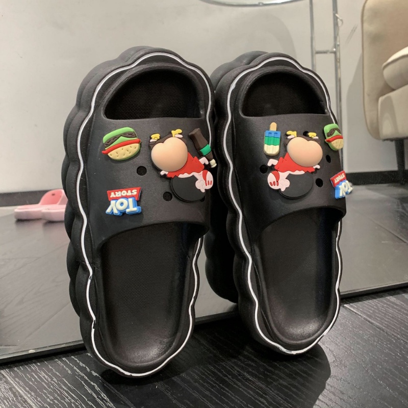 Dép bánh mì nữ sandal Đáy dày chống trượt chống nước Phim hoạt hình dễ thương