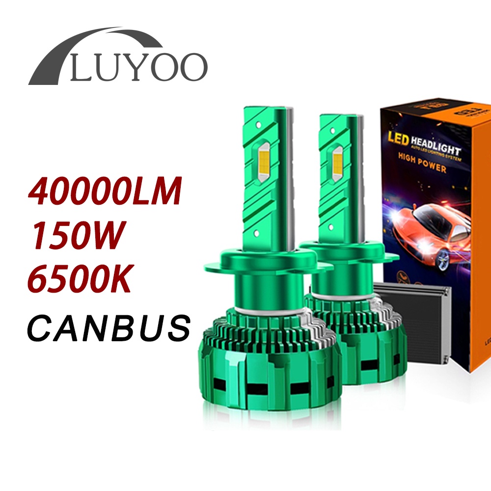 Đèn Pha LED Canbus 150W 30000LM H7 H1 H4 H11 9012 HIR2 H8 H9 60000LM 9005 9006 HB3 HB4 6000K 3870 Chuyên Dụng