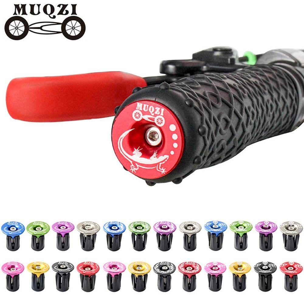 WTTLE Bộ 2 Nút Khóa Tay Cầm Xe Đạp Bằng Hợp Kim Nhôm