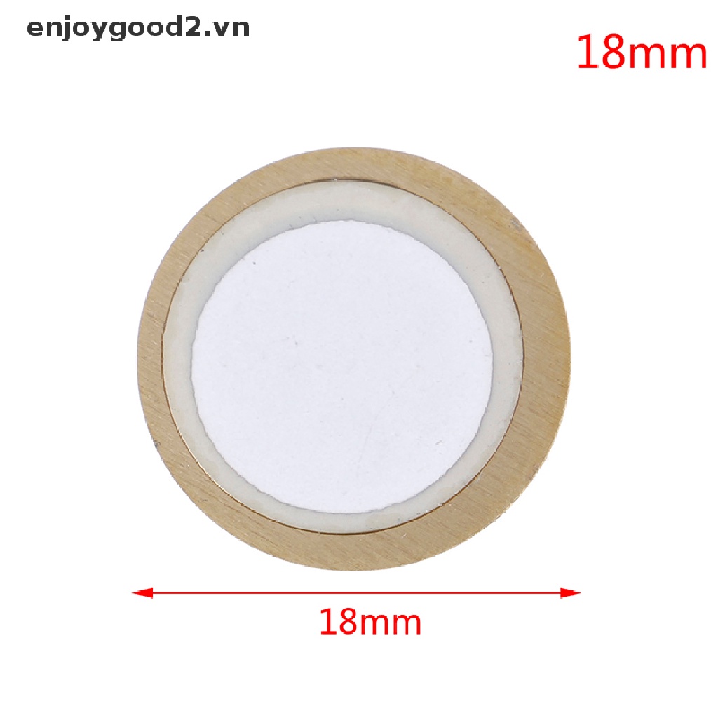 Set 10 Đĩa Đồng Tròn Cảm Biến Âm Thanh 12-50mm Chuyên Dụng
