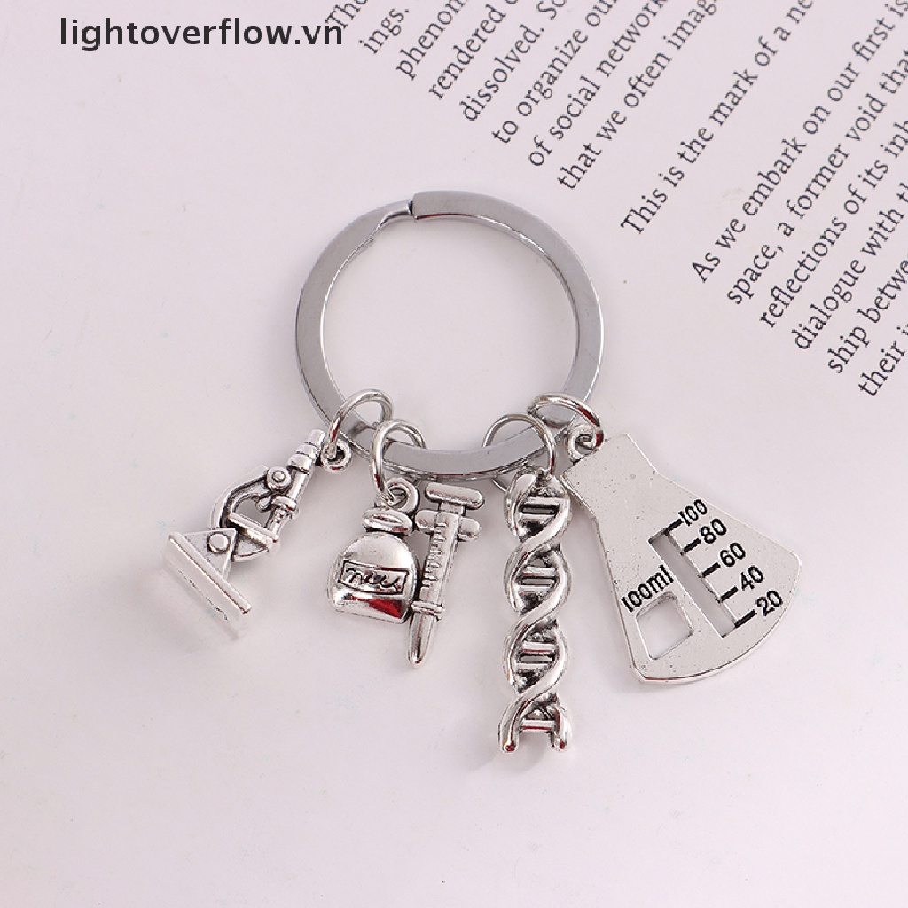 1 Móc Khóa Kính Hiển Vi Sinh Học DNA Dùng Trong Thí Nghiệm