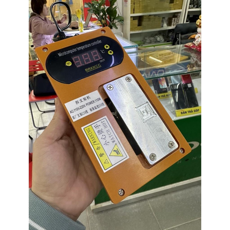 máy tách roăng ip dùng thay chân sạc,thay công tắc,chân socket