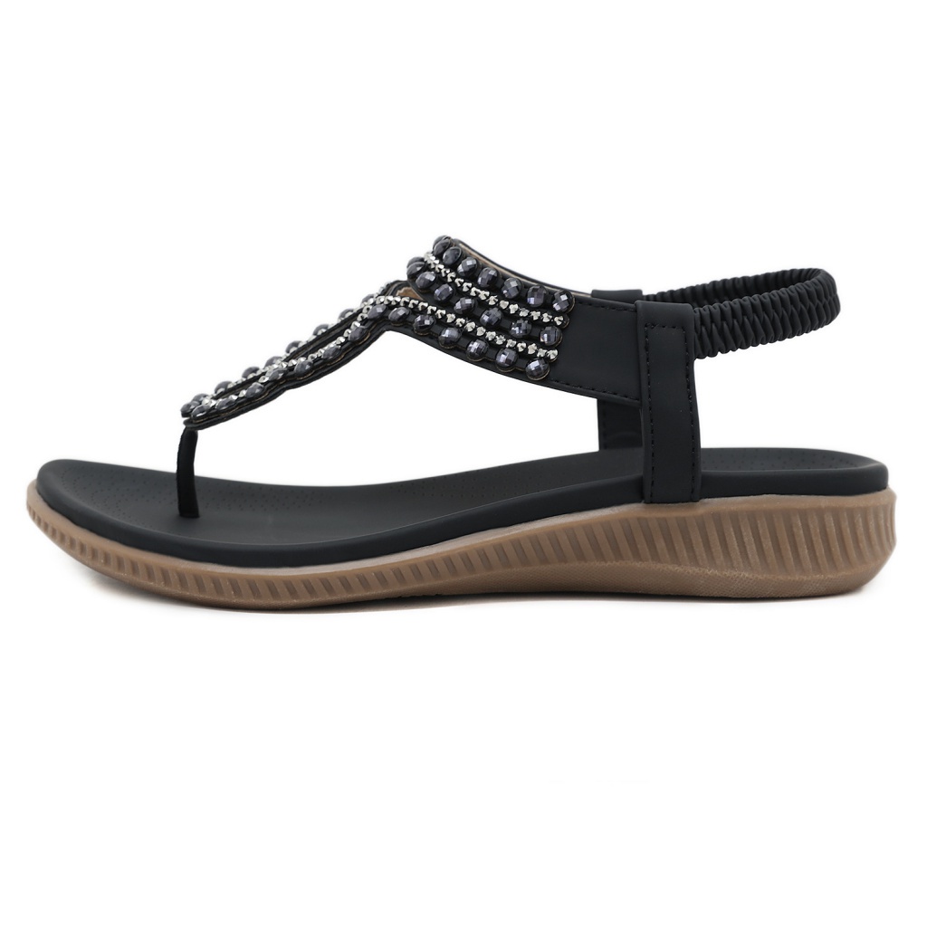 Giày Sandal Đính Đá Thoải Mái Phong Cách Âu Mỹ Mẫu Mới 2023