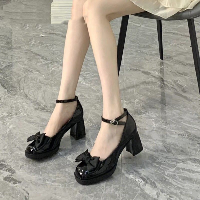 Giày nữ giày cao gót nữ dép nữ đế cao Giày JK dép xăng đan nữ giày mary jane 6cm giày lolita