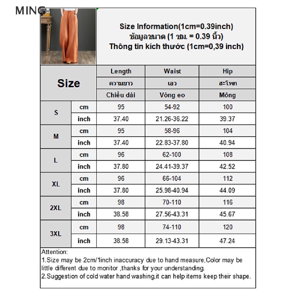 Quần Dài Vải Lanh Ống Rộng Lưng Thun Thời Trang Mùa Xuân 2023