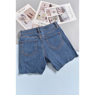 Quần short jean EXPR3SS lật/xả lai