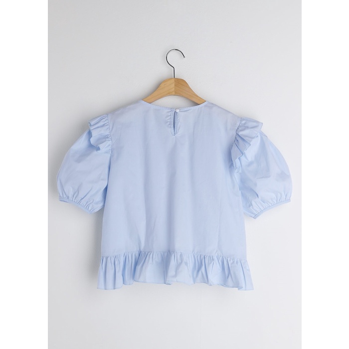 SUXI Áo Sơ Mi Tay Ngắn Dáng Ôm Màu Sắc Đơn Giản Phong Cách Hàn Quốc Dành Cho Nữ