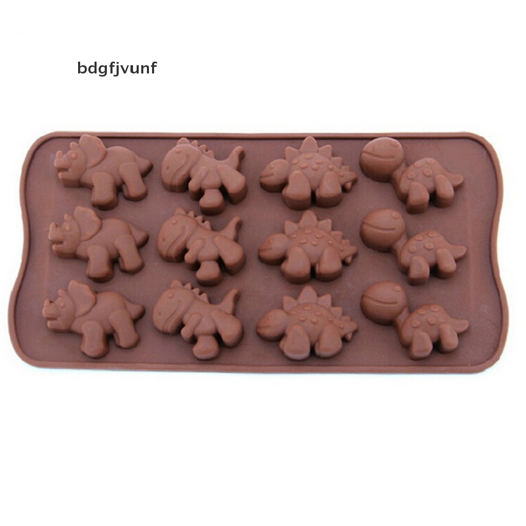 Bdgf Hình Ảnh Qua Hình Khủng Long Silicon-Fondant-Mould-Candy-Jelly-Candy-Jelly-Muffin-Baking-Muf