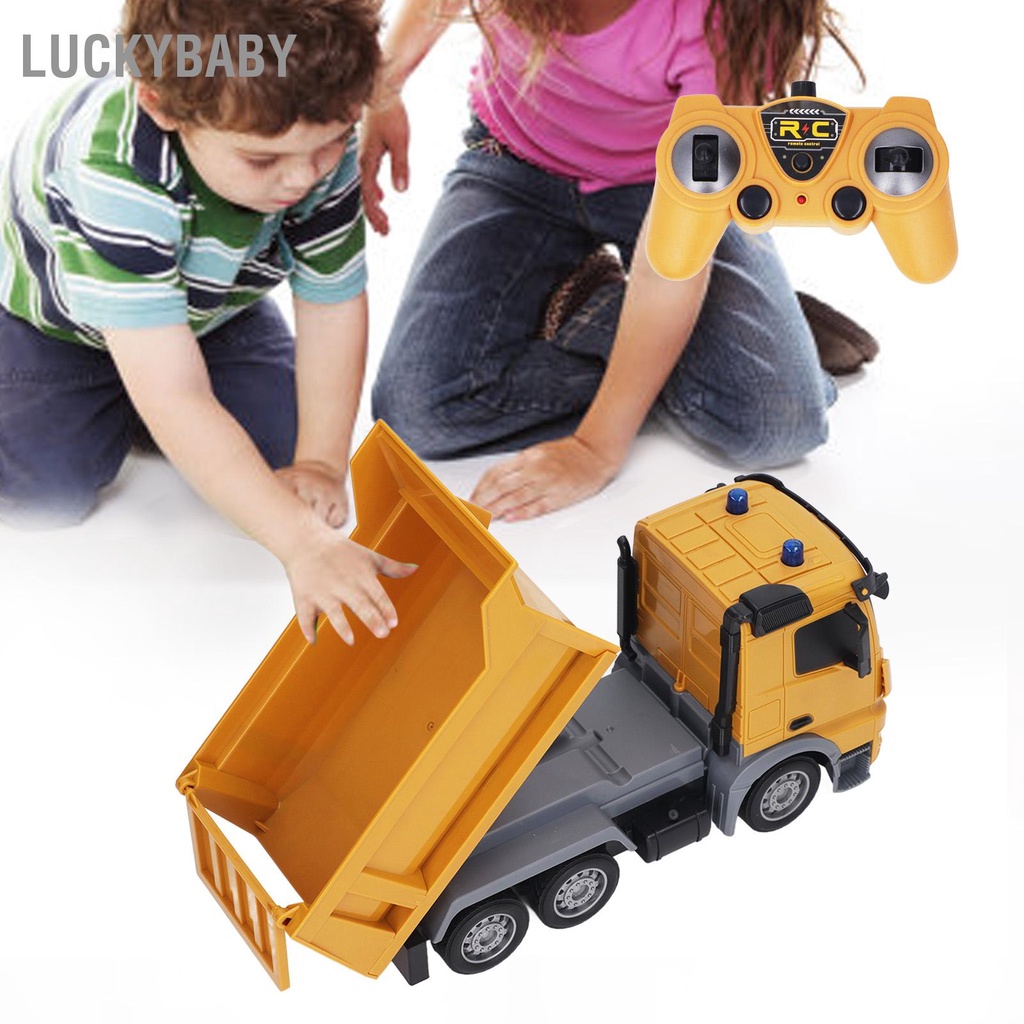 Đồ chơi xe công trình điều khiển từ xa RC Transport 1:24 6WD 2.4Ghz - LUCKYBABY