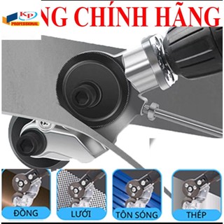 Đầu cắt tôn, cắt tôn sóng, thép và inox..Lưỡi cắt tôn gắn máy khoan. đầu cắt tôn gắn máy khoan kim phát