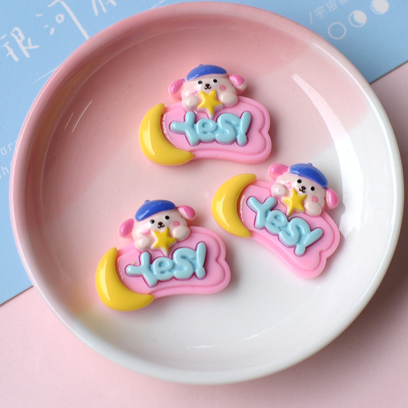 Set 10 Phụ Kiện Trang Trí Sổ Tay DIY Hình Động Vật Hoạt Hình Dễ Thương