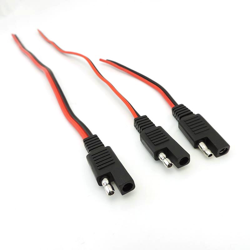 14AWG 18AWG Ngắt Nhanh Cáp Đồng SAE Đầu Nối Nguồn Cáp Dây 10A 20A Bao Cho Bảng Năng Lượng Mặt Trời Ô