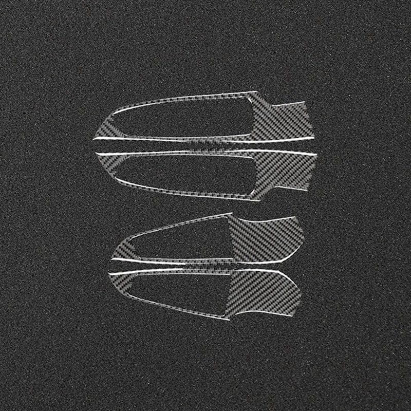 Set 4 Miếng Dán Bảng Điều Khiển Cửa Sổ Bằng Sợi Carbon Cho BMW 3 Series G20 2020