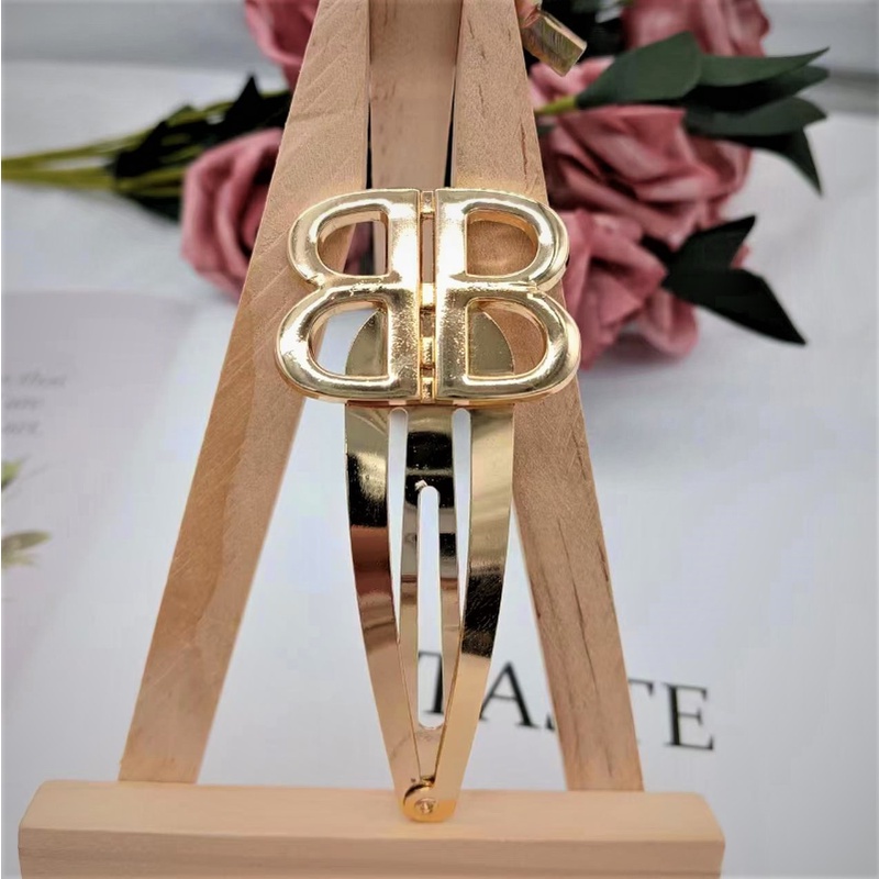 Kẹp Tóc Cỡ Lớn Màu Vàng Sang Trọng Thời Trang