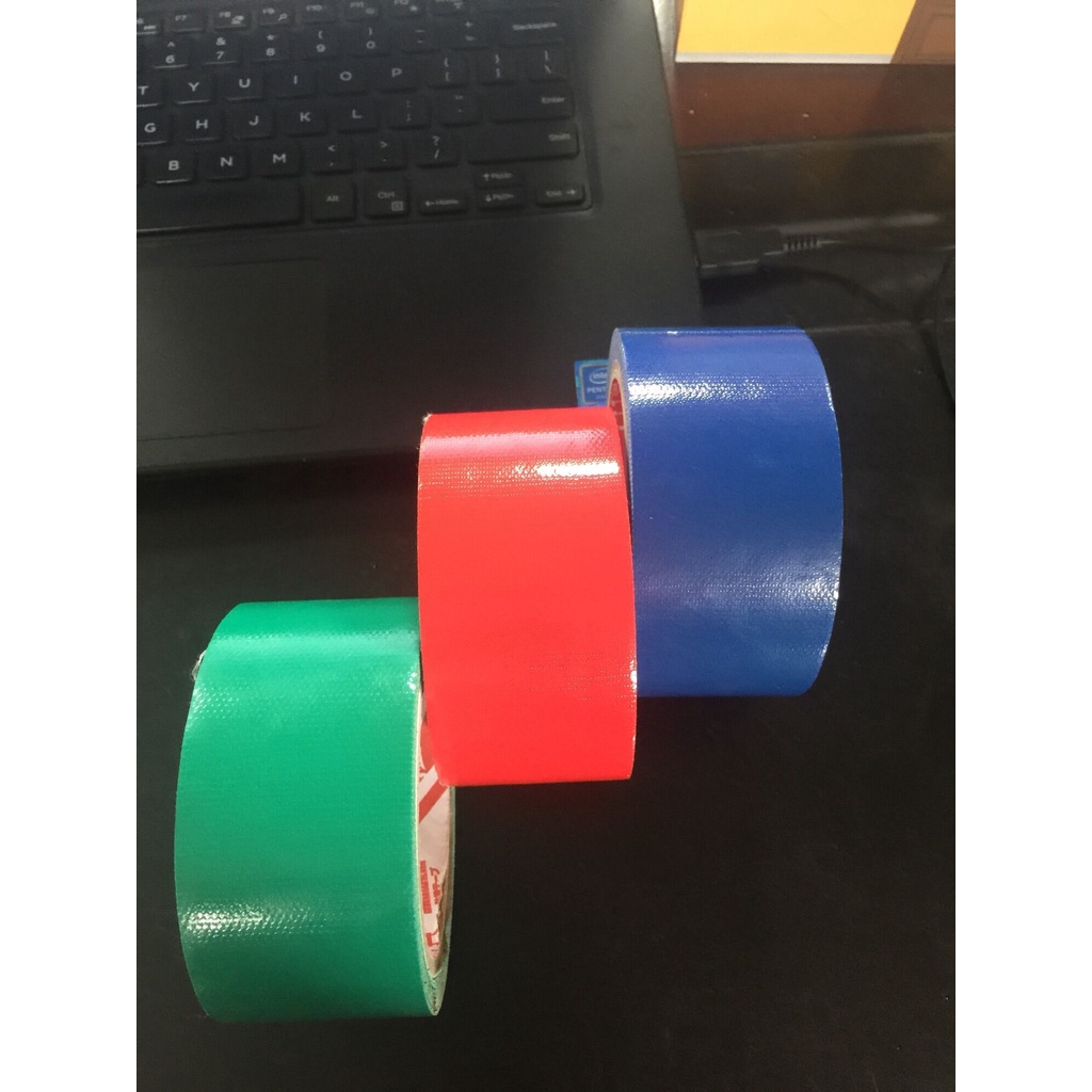 Sale45%  Băng dính vải các màu khổ 5cm