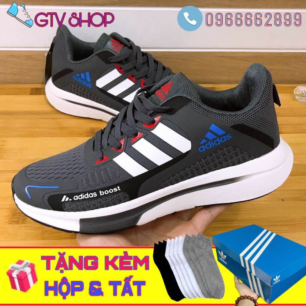 Giày thể thao sneaker nam 𝑨𝒅𝒊𝒅𝒂𝒔 8681 Ghi , size 40-44. .