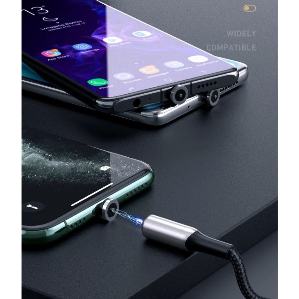 Cáp sạc từ thế hệ thứ 3, Cáp từ tính Baseus Zinc Magnetic series Micro cho Smartphone/Tablet Cable