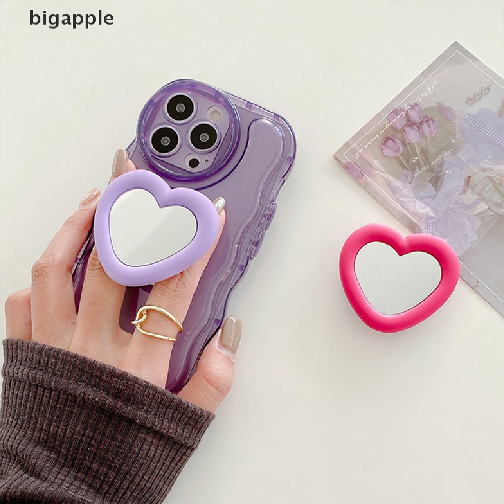 Giá Đỡ Điện Thoại Bằng Silicon Hình Trái Tim Phong Cách Hàn Quốc Dễ Thương Cho iPhone 14 Pro