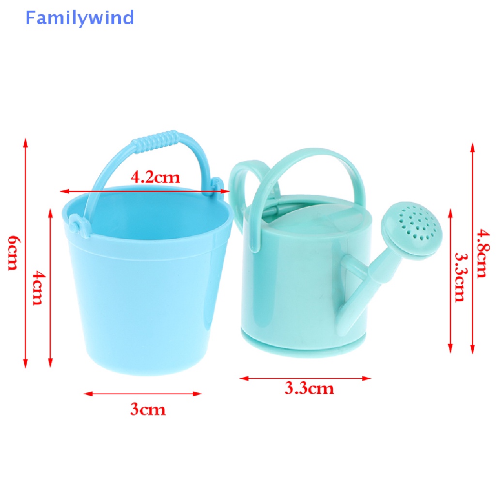 1 Bộ Bình Tưới Cây Dùng Trang Trí Nhà Búp Bê