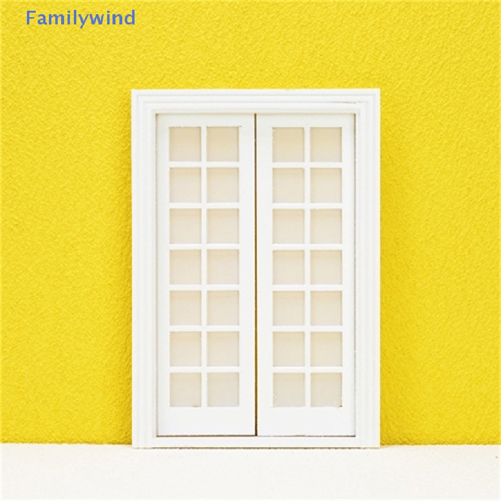 1 Set 28 Mô Hình Cửa Đôi 28 Cửa Màu Trắng Dùng Trang Trí Nhà Búp Bê / Nhà Búp Bê DIY