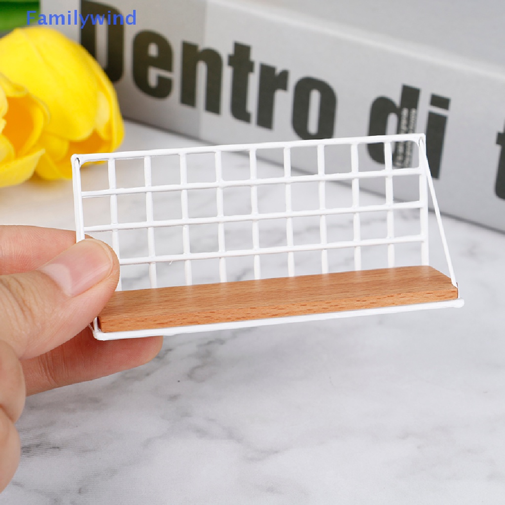 Kệ Treo Tường Phong Cách Bắc Âu Trang Trí Nhà Búp Bê 1: 12