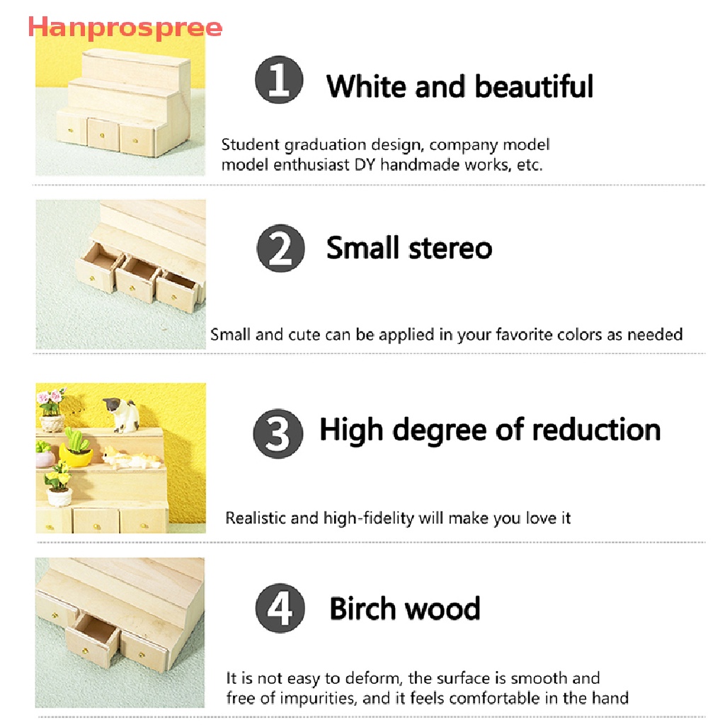 Kệ Để Giày / Đồ Dùng Mini Trang Trí Nhà Búp Bê Tỉ Lệ 1: 12