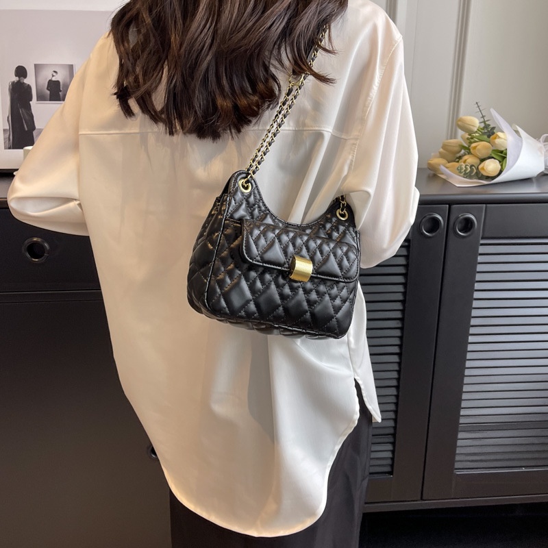 Túi Đeo Chéo Thêu Họa Tiết Hình Thoi Phong Cách Hàn Quốc Thời Trang Mùa Hè Mới 2023 Cho Nữ