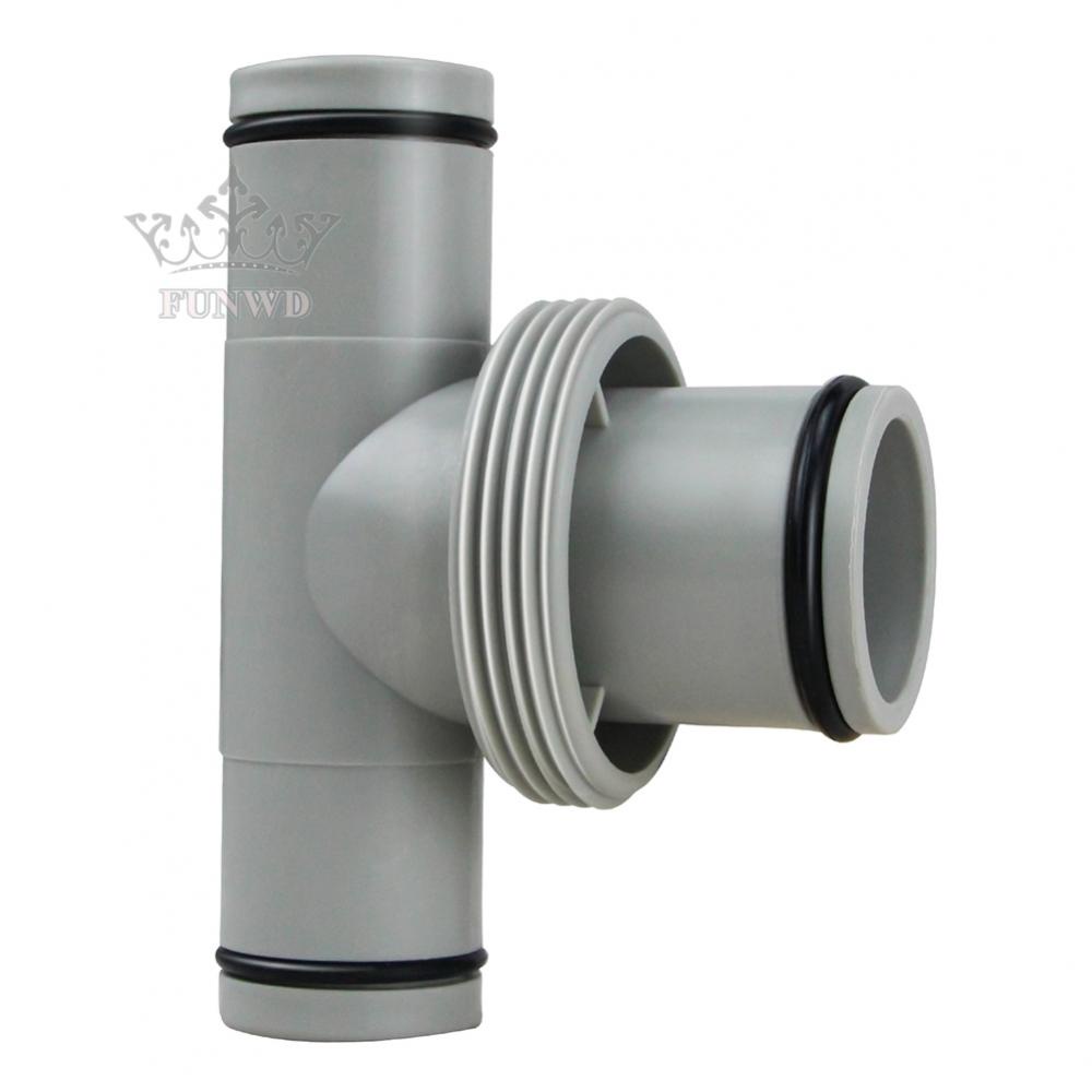 【FUNWD】For Intex Split Hose Plunger Valve Pool Part 1.5in to 2 1.25in T-connectors