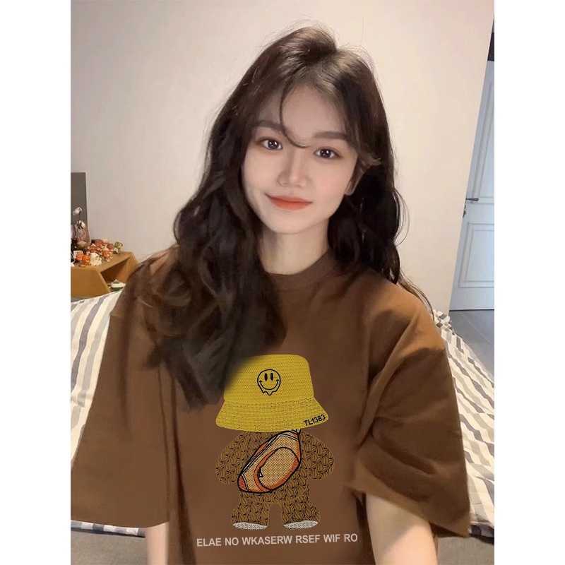 Áo Thun Unisex 100% Cotton Nguyên Chất Ngắn Tay Phong Cách Hàn Quốc Mới NRVP 2023