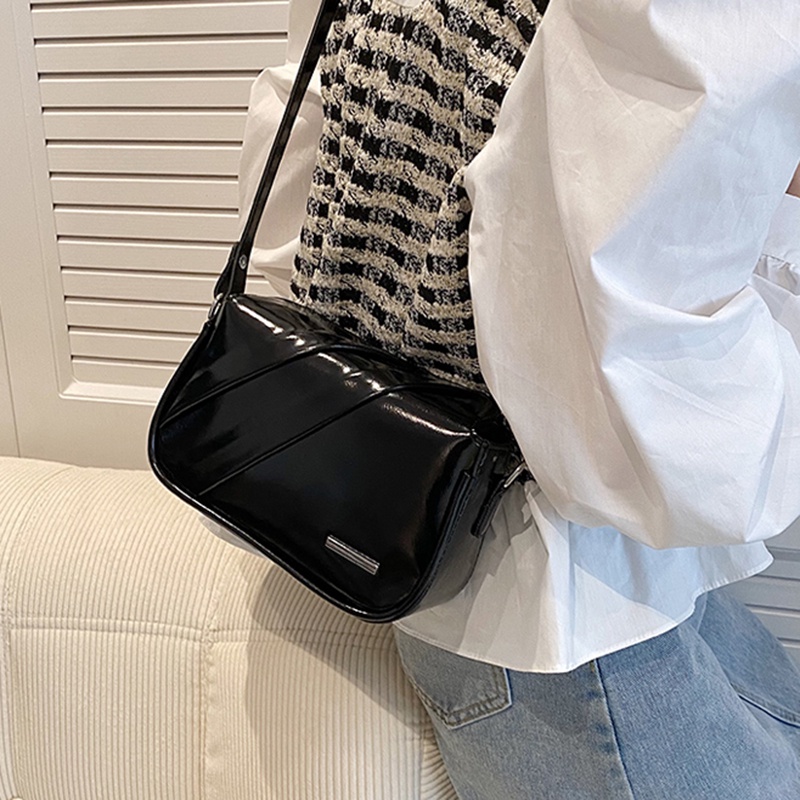 Túi Đeo Vai Hình Vuông Cỡ Nhỏ Có Khóa Kéo Phong Cách Hàn Quốc Thời Trang Cho Nữ