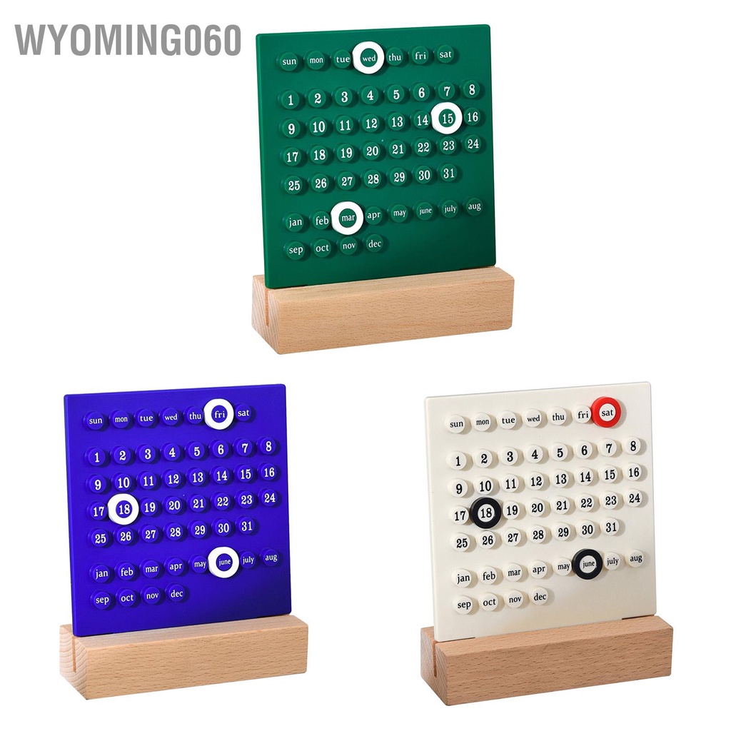 Lịch Gỗ Hoạt Động Dùng Lên Kế Hoạch Cho Trẻ Em