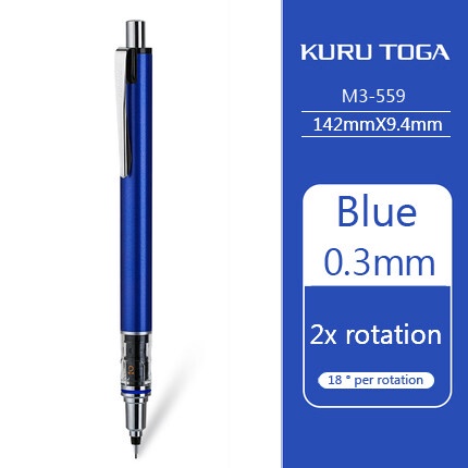 1 Bút Chì Cơ UNI M5-559 Dạng Xoay 0.3 / 0.5mm