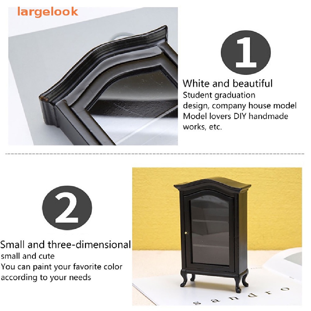 Mô Hình Tủ Chén 1: 12 Dùng Trang Trí Nhà Búp Bê