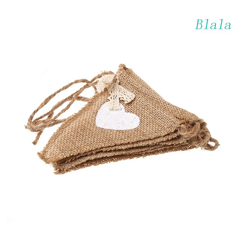 Dây Cờ Treo Trang Trí Hình Trái Tim Dài 1.6M