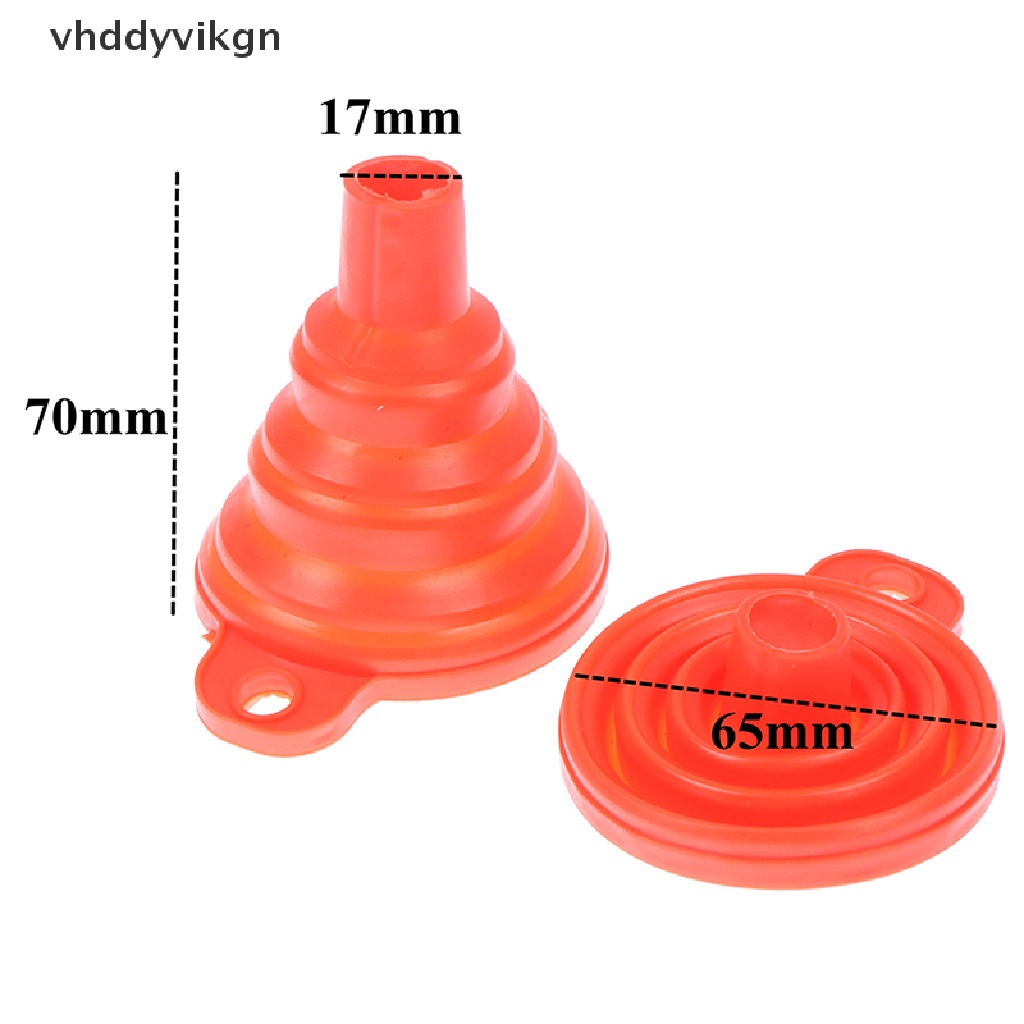 Phễu Silicone Có Thể Gấp Gọn VHDD Tiện Dụng Cho Xe Hơi Xe Tải Xe Máy