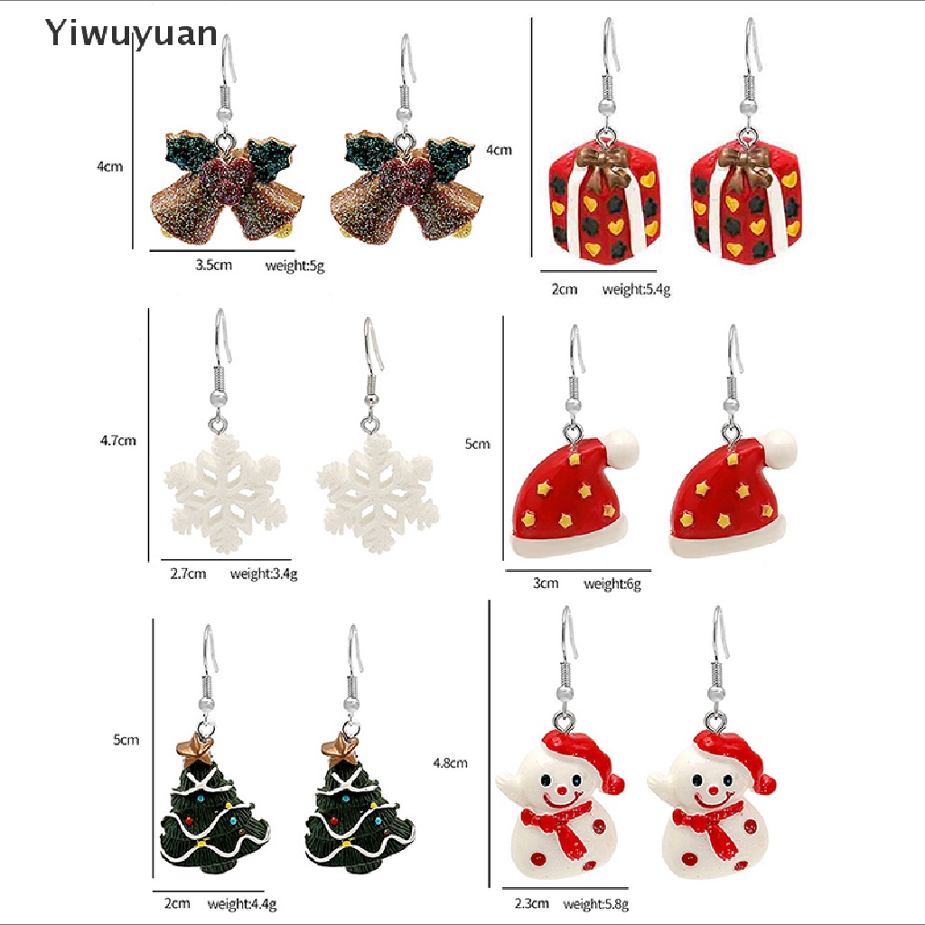 1 Đôi Bông Tai Chủ Đề Giáng Sinh Cho Nữ