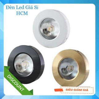 Đèn Led Rọi Ốp trần COB 5W (Ø75) - Bậc thầy trang trí tủ kệ, cầu thang- Thiết kế không lộ ốc vít