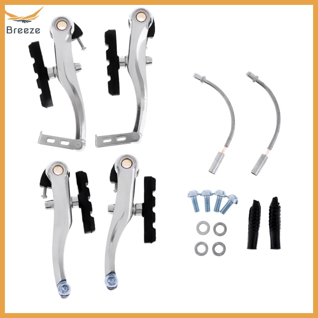 Bộ Phanh Xe Đạp Leo Núi Kèm Vỏ Bọc Cần Phanh Chống Mòn Bằng Hợp Kim Nhôm
